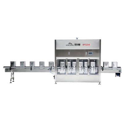 Tappatrice di riempimento liquido per fiala automatica per ugelli per bottiglie in PET