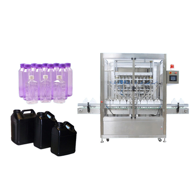 Tappatrice di riempimento liquido per fiala automatica per ugelli per bottiglie in PET