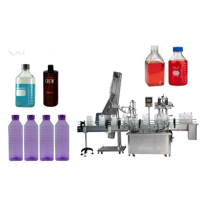 Tappatrice di riempimento liquido per fiala automatica per ugelli per bottiglie in PET