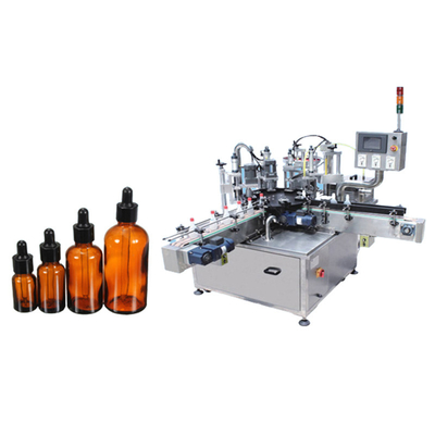 Tappatrice di riempimento liquido per fiala automatica per ugelli per bottiglie in PET